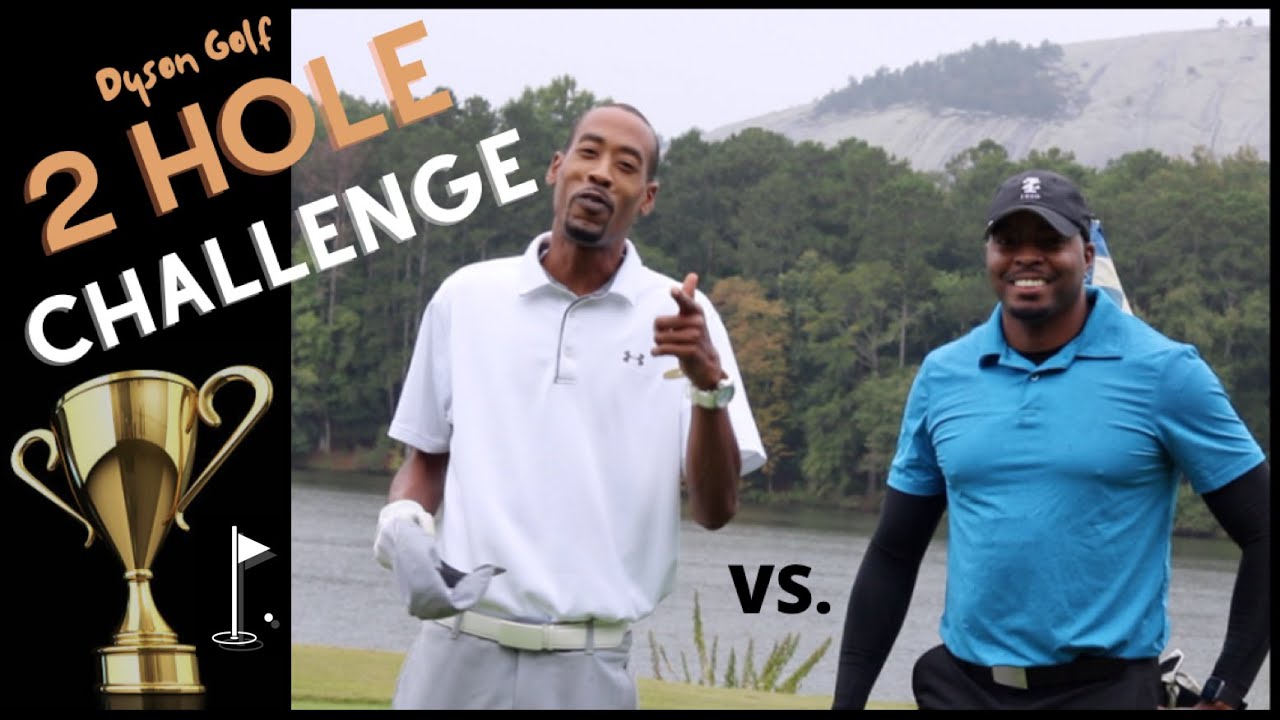 Stone Mountain Golf Course: 2 Hole Challenge in the Rain